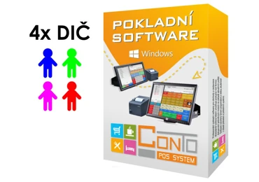 Conto Mini - rozšíření na 4 subjekty / DIČ