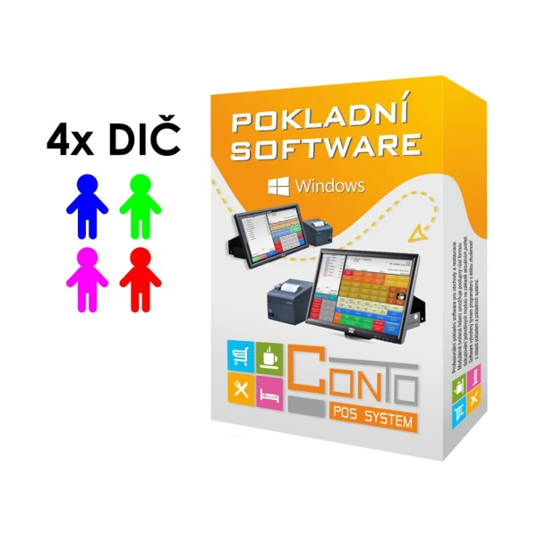 Conto Mini - rozšíření na 4 subjekty / DIČ