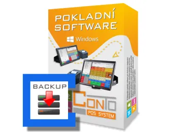 Conto server - modul zálohování Conto Backup