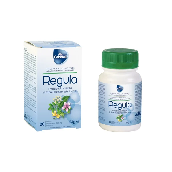 Cosval Regula - směs švýcarských bylin - 80 tablet po 800 mg