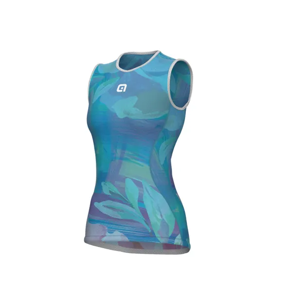 Cyklistická funkční vrstva ALÉ dámská WATERCOLOR INTIMO - Velikost XS