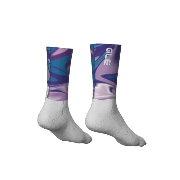 Cyklistické aero ponožky ALÉ SPECIAL EDITION SMOOTHIE - Velikost XL/48-50