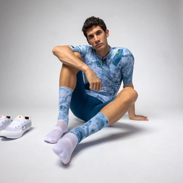 Cyklistické aero ponožky ALÉ TYPHOON ACCESSORI - Velikost M/40-43