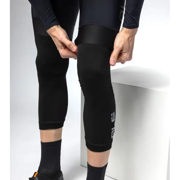 Cyklistické návleky na kolena ALÉ Dryarn® - Velikost ONE SIZE