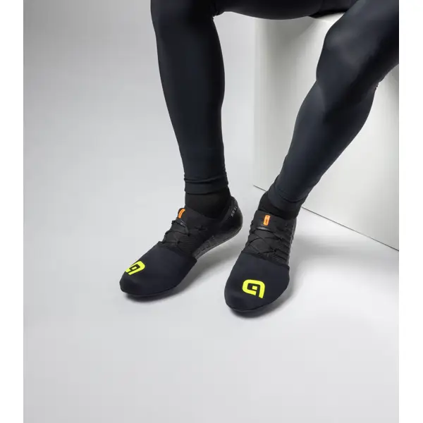 Cyklistické návleky na tretry ALÉ SHIELD TOECOVER - Velikost XS