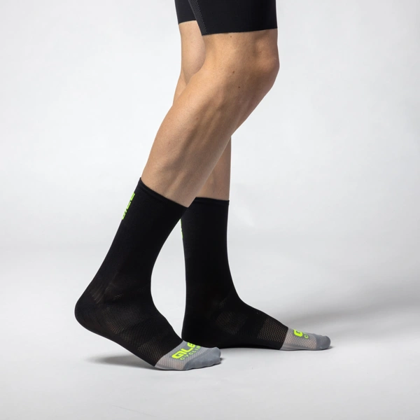 Cyklistické ponožky ALÉ COLOR BLOCK ACCESSORI - Velikost M/40-43