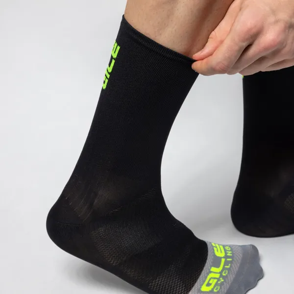 Cyklistické ponožky ALÉ COLOR BLOCK ACCESSORI - Velikost M/40-43