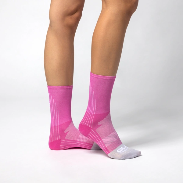 Cyklistické ponožky ALÉ COLOR BLOCK ACCESSORI - Velikost M/40-43