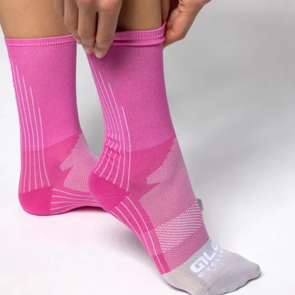 Cyklistické ponožky ALÉ COLOR BLOCK ACCESSORI - Velikost M/40-43