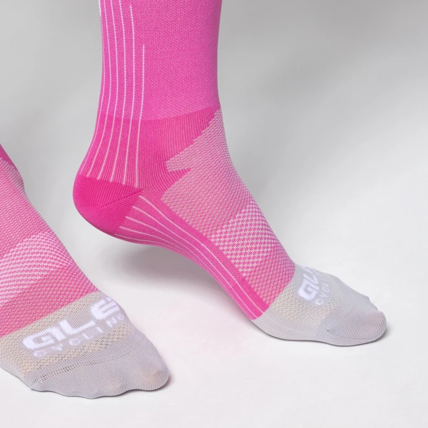 Cyklistické ponožky ALÉ COLOR BLOCK ACCESSORI - Velikost M/40-43