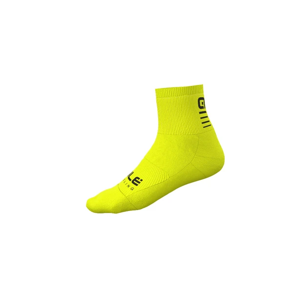 Cyklistické ponožky ALÉ  LOGO Q-SKIN SOCKS - Velikost M/40-43