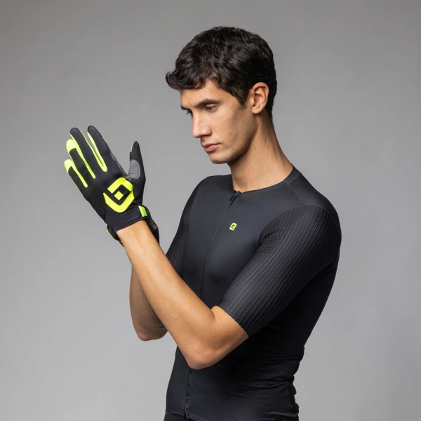 Cyklistické rukavice ALÉ MTB FANGO GLOVE - Velikost M