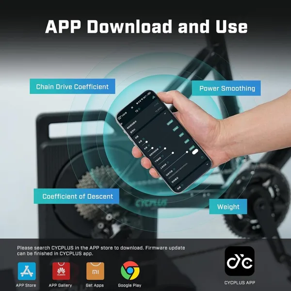 Cyklistický DirectDrive Smart trenažer Cycplus T2H