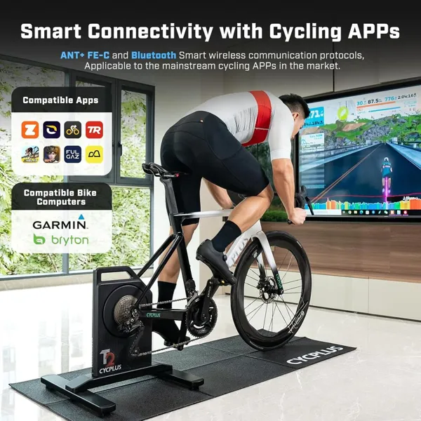 Cyklistický DirectDrive Smart trenažer Cycplus T2H