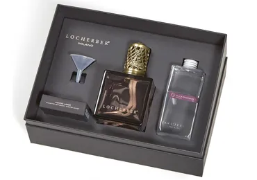 Dárková sada s vůní BLACK KARTHAGO - katalytická lampa + náplň 500 ml + vonný sáček