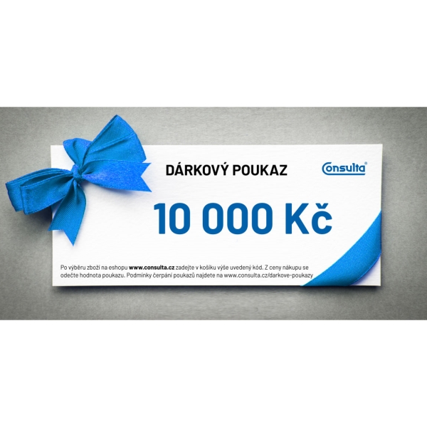 Dárkový poukaz 10 000 Kč