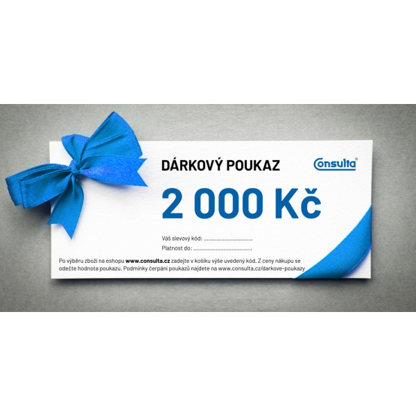 Dárkový poukaz 2 000 Kč