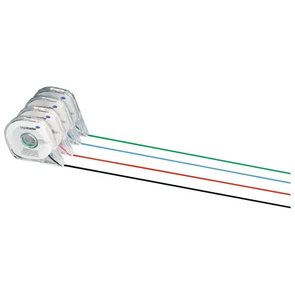 Obrázek pro LEG-7433101 Dělící linky na tabule, samolepící, 1 mm x 16 m černé