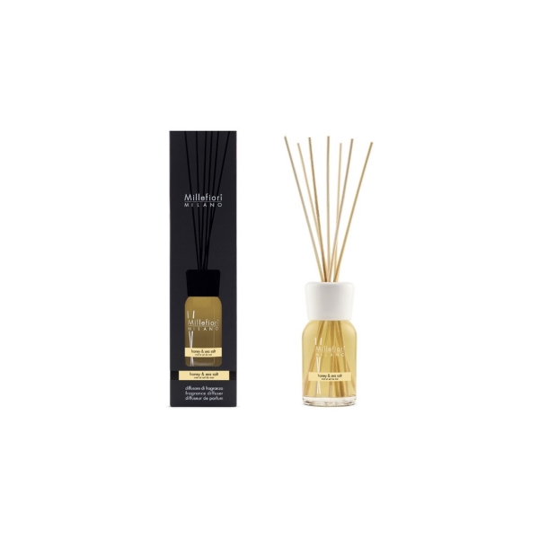 Difuzér a stébla Natural - Honey & Sea Salt, 100 ml