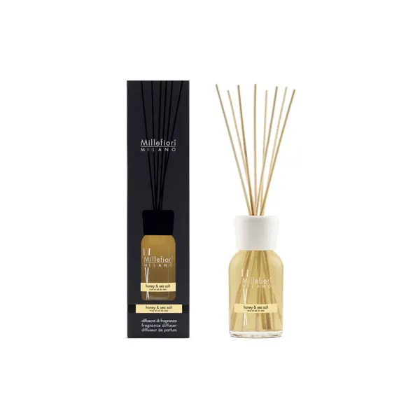 Difuzér a stébla Natural - Honey & Sea Salt, 250 ml