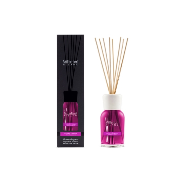 Difuzér a stébla Natural - Rhubarb & Pepper, 500 ml