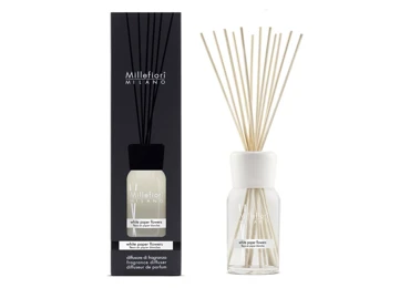 Difuzér a stébla Natural - White Paper Flowers, 500 ml