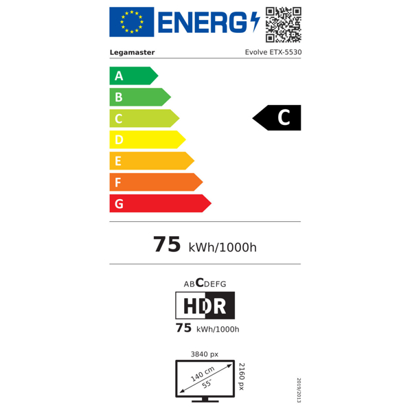Dotykový LCD displej 55" Legamaster EVOLVE ETX-5530