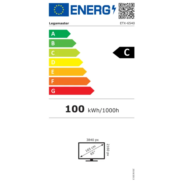 Dotykový LCD displej 65" Legamaster EVOLVE 2 ETX-6540