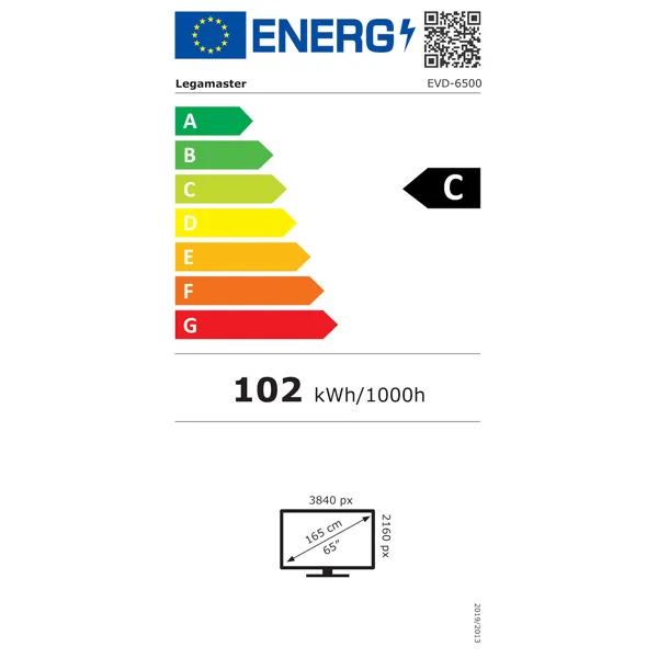 Dotykový LCD displej Legamaster EVOLVE DYNAMIC EVD-6500 EU