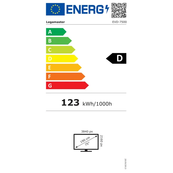 Dotykový LCD displej Legamaster EVOLVE DYNAMIC EVD-7500 EU