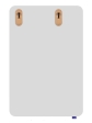 Obrázek pro LEG-7122825 Dřevěné magnetické háčky na bílé tabule