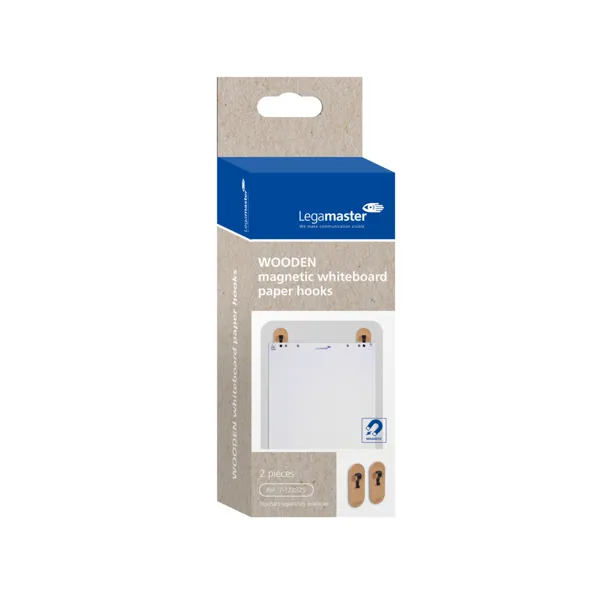 Obrázek pro LEG-7122825 Dřevěné magnetické háčky na bílé tabule