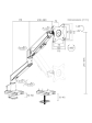 Držák monitoru Brateck LDT62-C012 jedno rameno plynová vzpěra