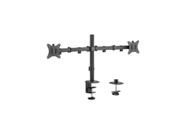 Držák monitoru Brateck LDT66-C024 dvě kloubová ramena vedle sebe na tyčovém držáku