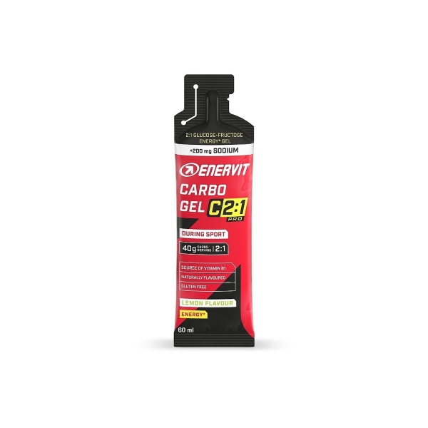 ENERVIT Carbo Gel C2:1 se sodíkem - citron - 60 ml