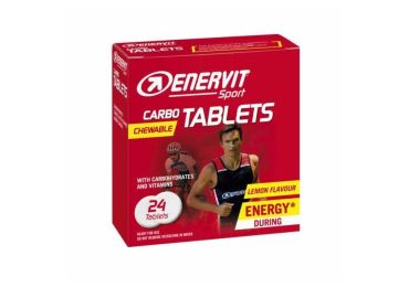 ENERVIT Carbo Tablets - citron - 24 tablet