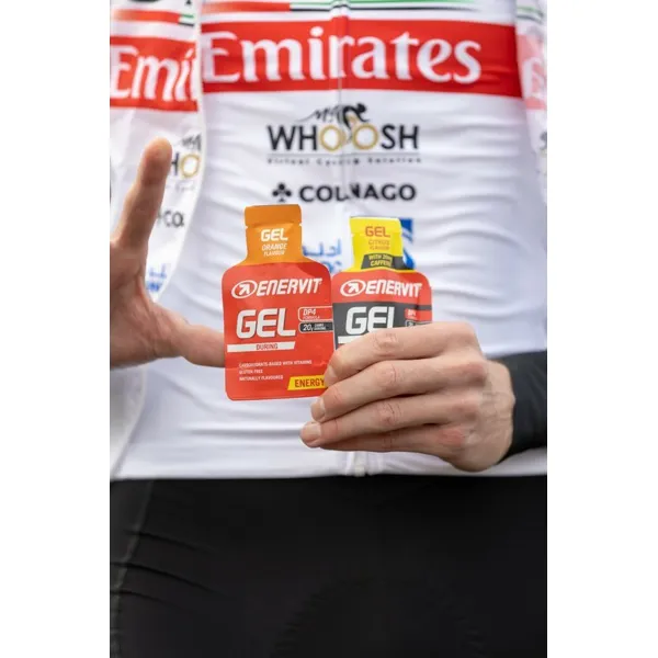 ENERVIT Gel s kofeinem - malina - 25 ml