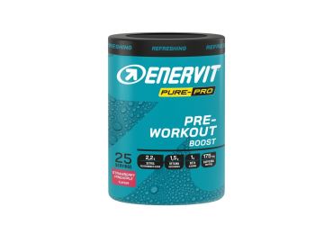 ENERVIT PRE-Workout Boost - jahoda + ananas - 313 g