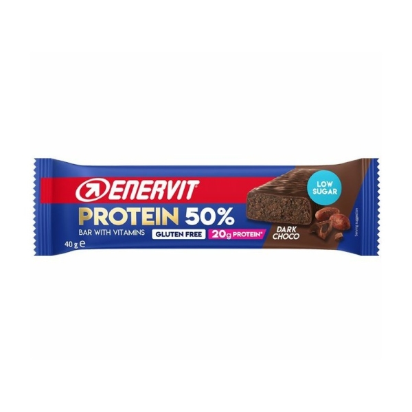 ENERVIT Protein Bar 50% - tmavá čokoláda - 40 g