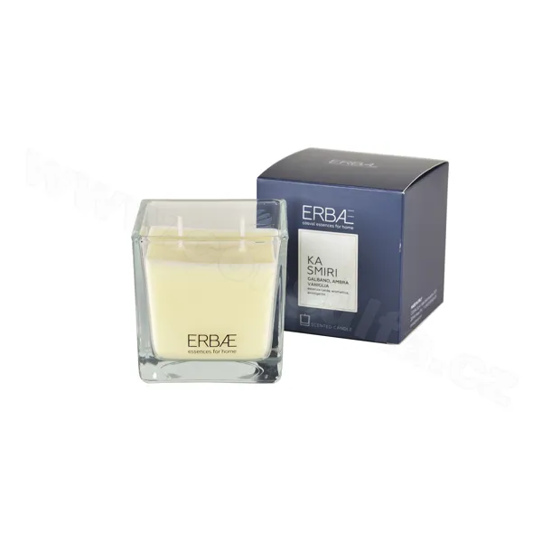 ERBAL Vonná svíčka v čirém skle s vůní KASMIRI - 210 g
