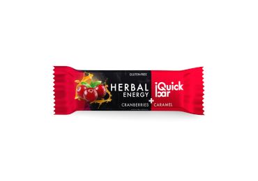 EVA s.r.o. Tyčinka iQuick bar - brusinka + karamel 1 ks