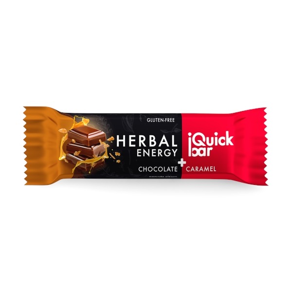 EVA s.r.o. Tyčinka iQuick bar - čokoláda + karamel 1 ks