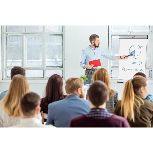 Obrázek pro LEG-7153700 Flipchart PROFESSIONAL TRIANGLE s kulatou podstavou