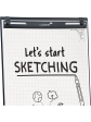 Flipchart SKETCH EASY, mobilní s kulatou podstavou