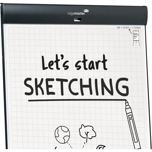 Flipchart SKETCH PRO, mobilní s hvězdicovou podstavou