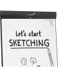 Flipchart SKETCH PRO, mobilní s kulatou podstavou