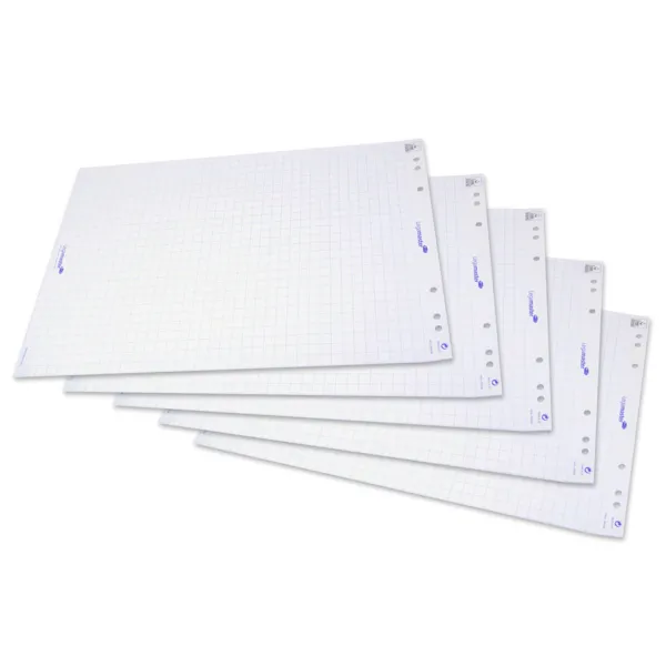 Obrázek pro LEG-7156500 Blok čtverečkovaných papírů pro flipchart (balení 5 ks)