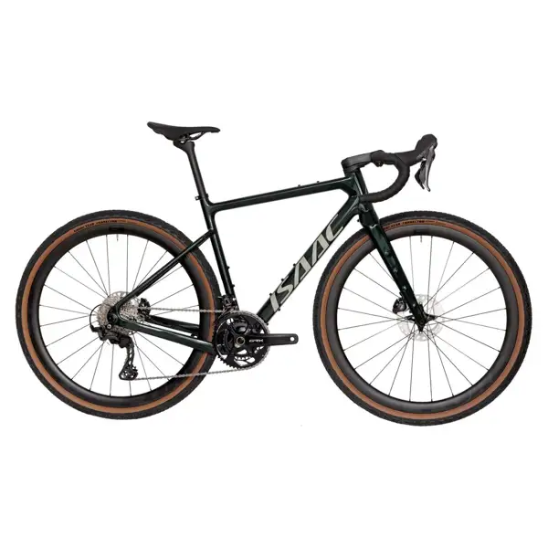 Gravel kolo Isaac Torus Xplore Moss Green GRX825 Di2 2x12-XL