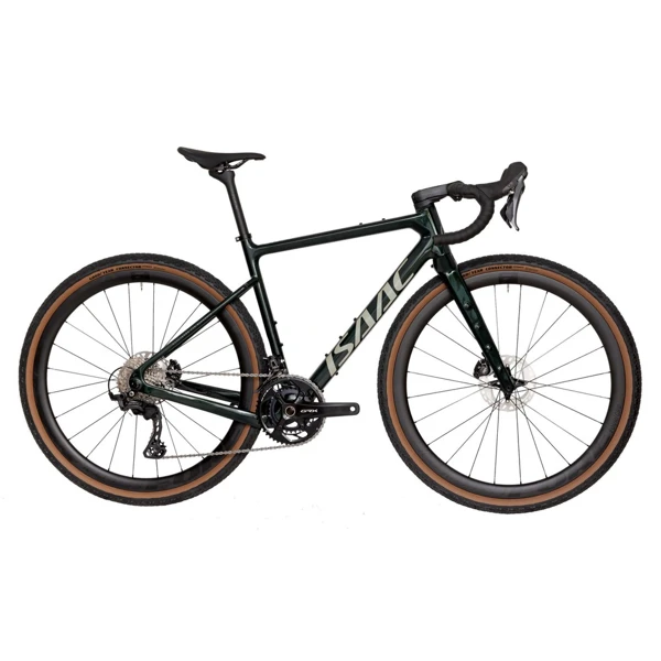 Gravel kolo Isaac Torus Xplore Moss Green GRX825 Di2 2x12-XXL