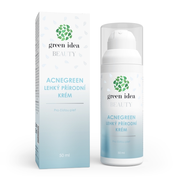 Green idea Acnegreen - lehký přírodní krém 50 ml